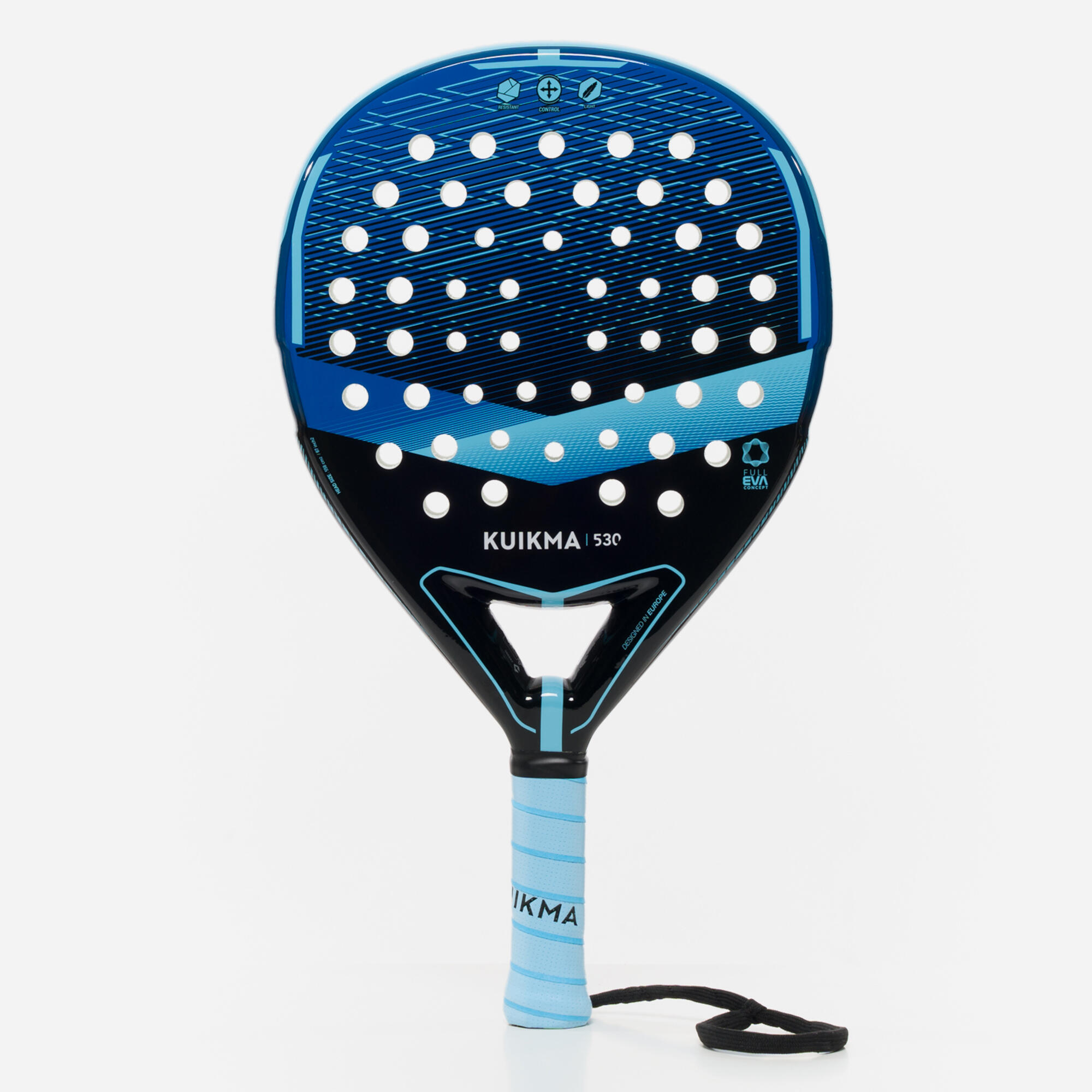 Padel racket pr 530 zwart/blauw