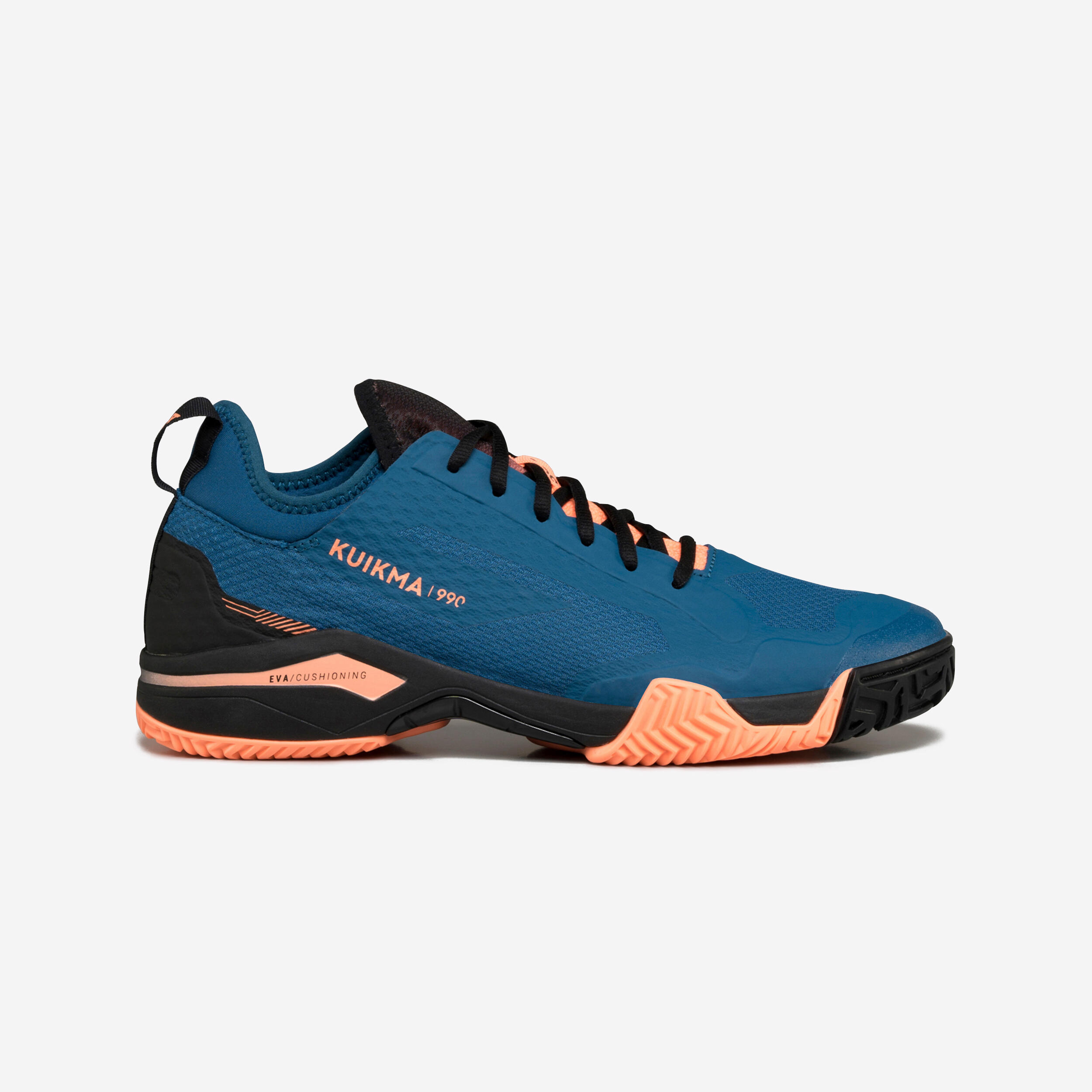 Padelschoenen voor heren ps 990 dyn blauw oranje