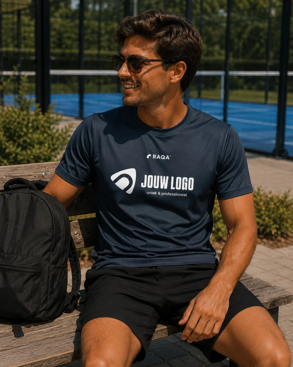 Bedrijfspadelshirt met eigen logo