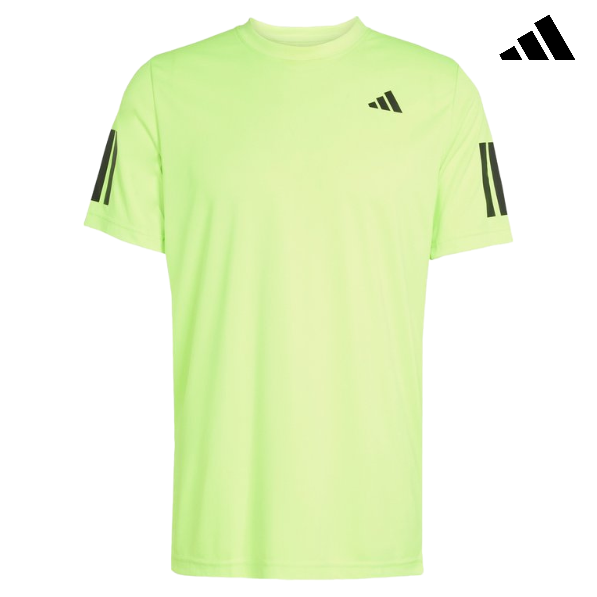 Adidas Club Tee Shirt Lime | Padel Clothes