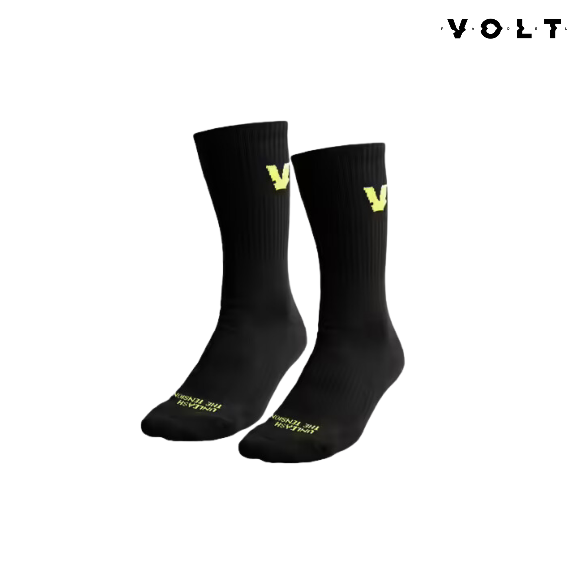 Volt Long Socks Black | Padel Clothing