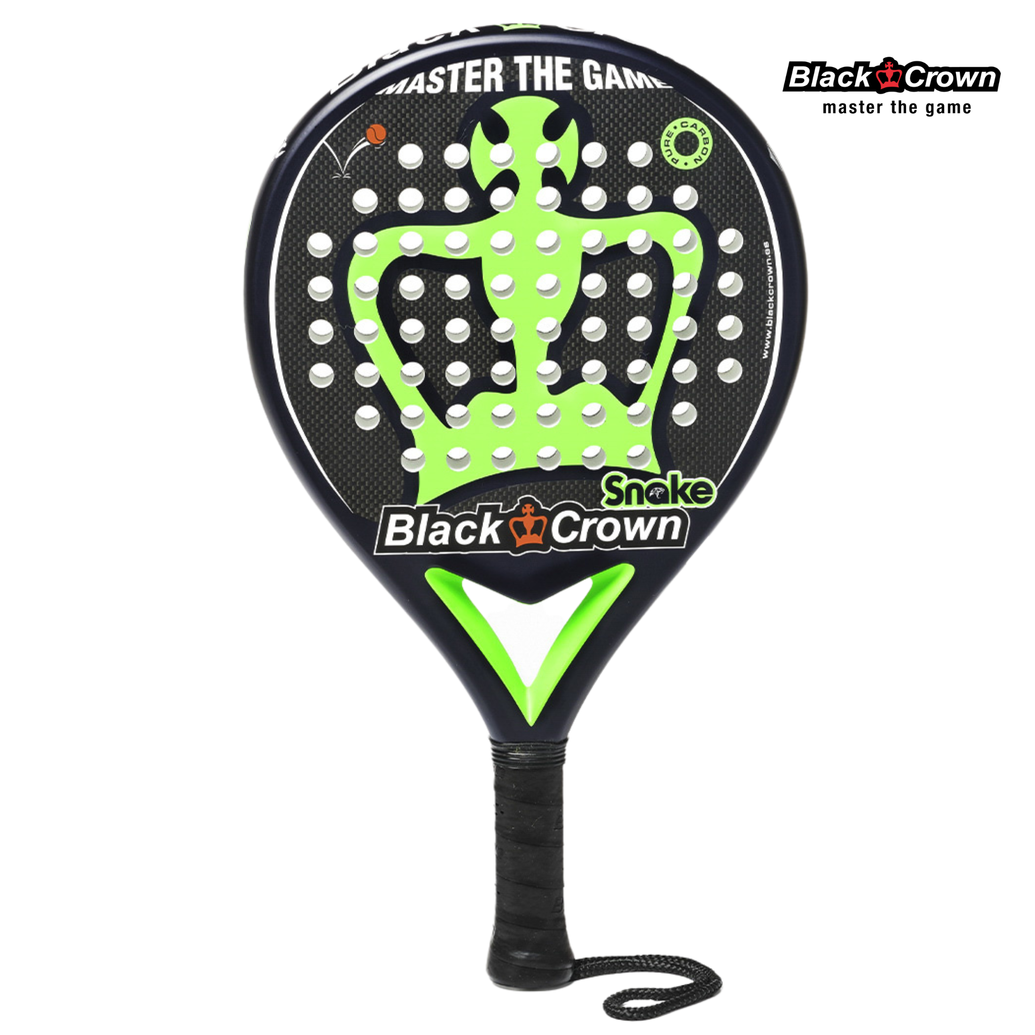 Black Crown Snake | Padel Racket